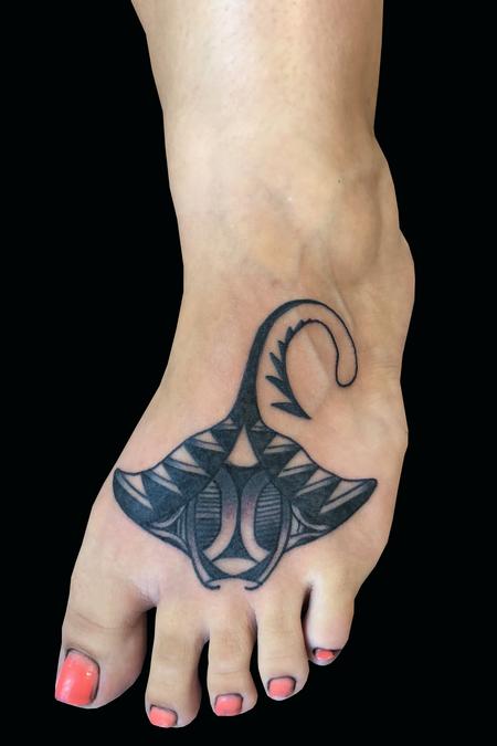 Tattoos - Polynesian Ray - 137928